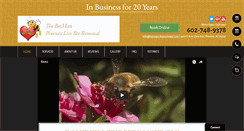 Desktop Screenshot of beeman-beeremoval.com